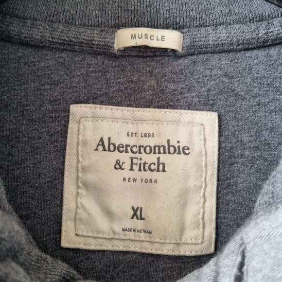 Abercrombie & Fitch Men's 1/4 Button Pullover Sweater Size XL - Picture 4 of 8